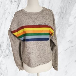 Abercrombie & Fitch Legging-Friendly Graphic Crew Sweatshirt